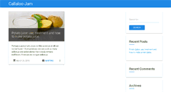 Desktop Screenshot of callaloo-jam.com